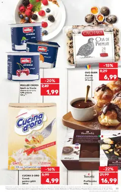 Kaufland RO - București - amely érvényes a következő dátumtól: 15.10.2025 | Oldal: 35 | Termékek: Profiteroles