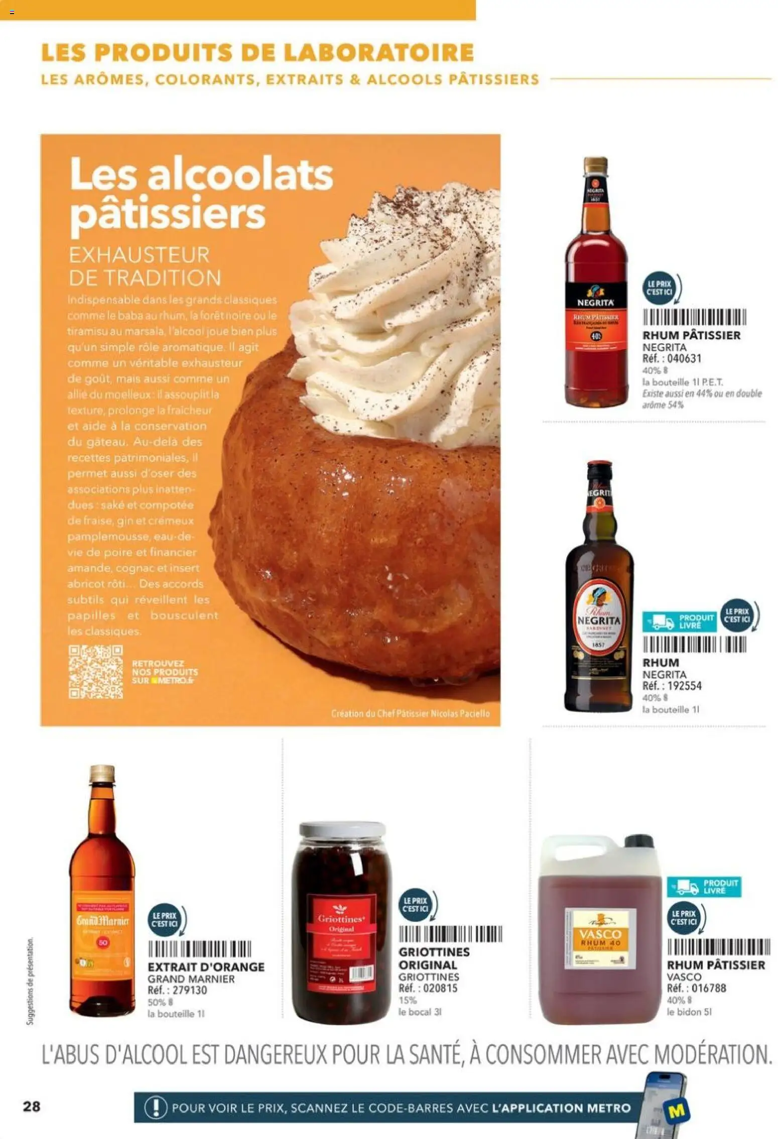 {H1} | Page: 28 | Produits: Abricot, Mais, Alcools, Cognac