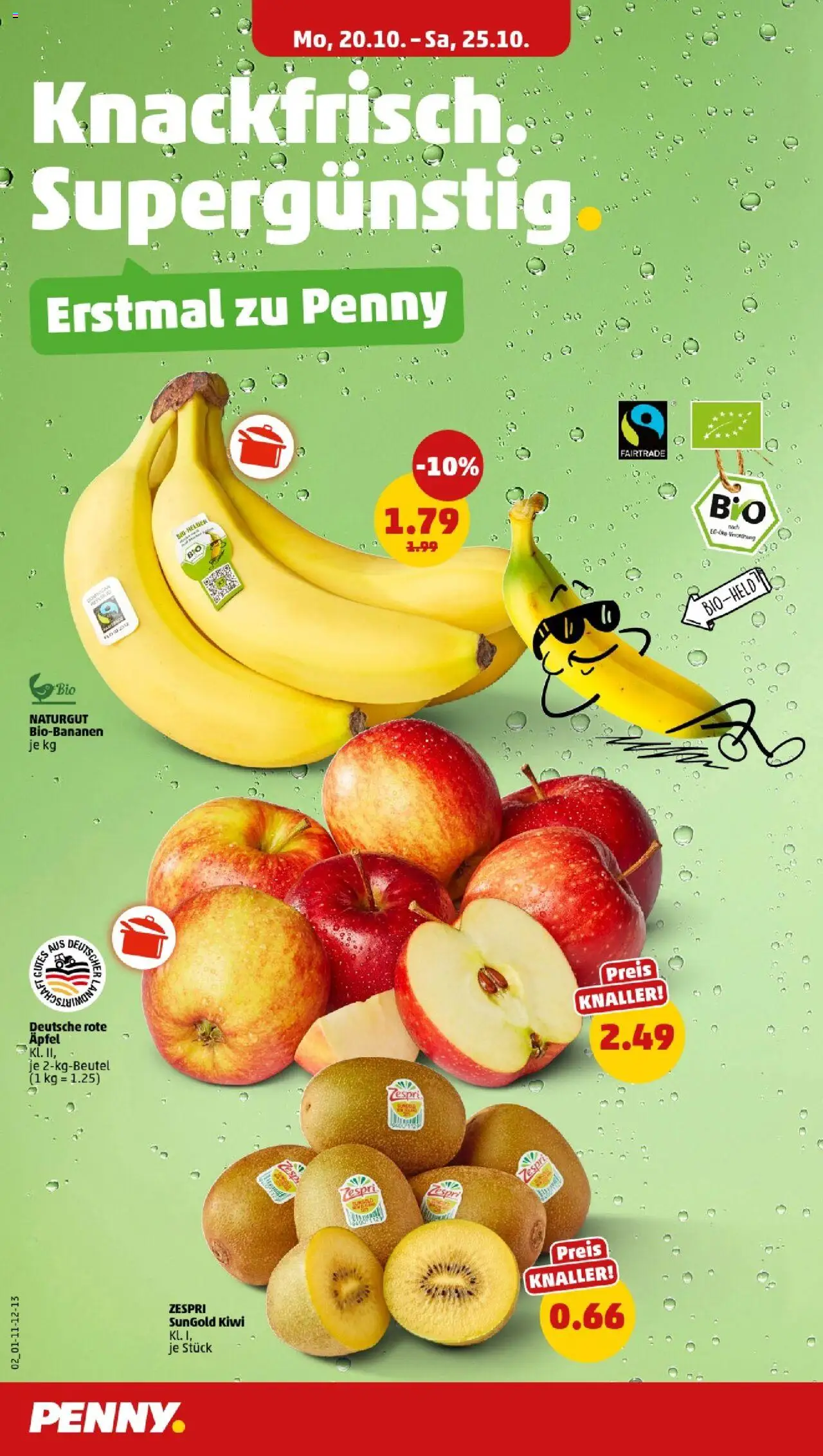 Penny - Berlin – gültig ab 20.10.2025 | Seite: 2 | Produkte: Äpfel, Kiwi