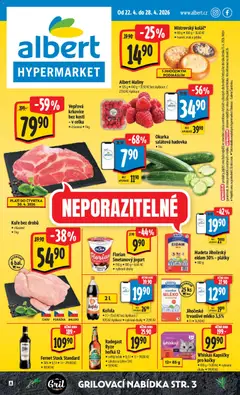 Náhled letáku Albert leták - Hypermarket od 22.04.2026