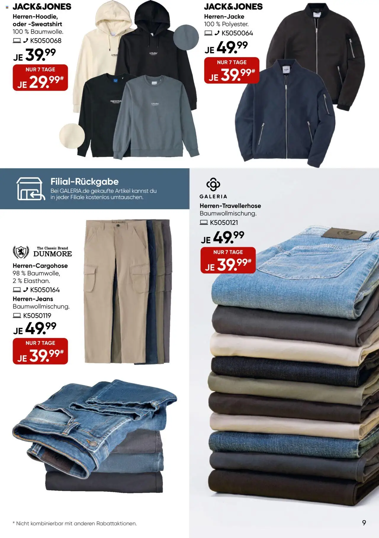 Galeria Karstadt Kaufhof Prospekt 	 – gültig ab 10.09.2025 | Seite: 9 | Produkte: Sweatshirt