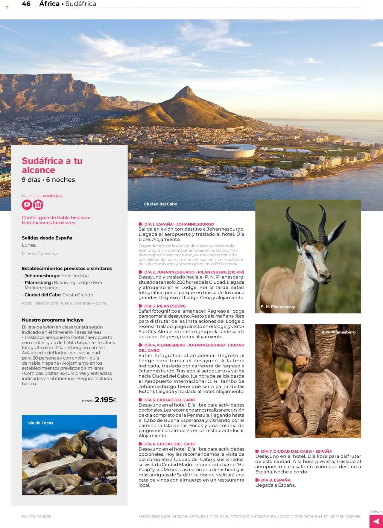 Viajes El Corte Inglés Africa y Oriente Medio │ válido desde el 01.01.2025 | Página: 46 | Productos: Colonia