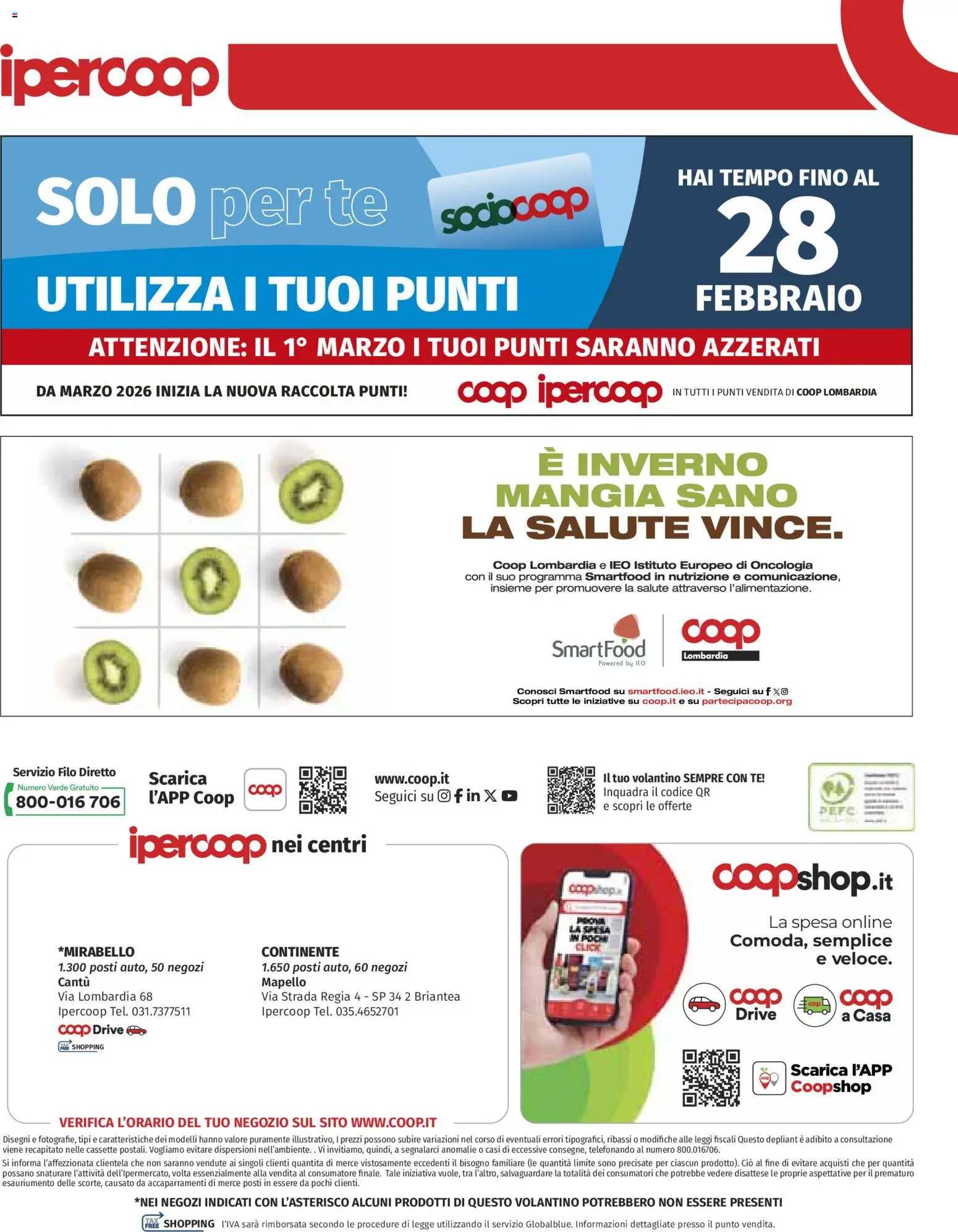 Volantino Ipercoop del 29.01.2026 | Pagina: 46 | Prodotti: Tè, Fan