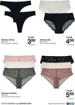 Zeeman - Folder - Voorbeeld van een folder van Zeeman, geldig van 14.02.2026 | Pagina: 22 | Producten: Slip