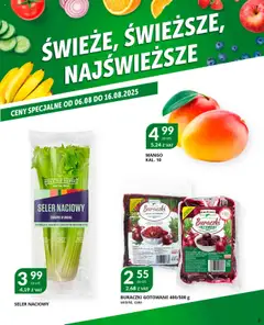 Eurocash Gazetka od 28.07.2025 | Strona: 3 | Produkty: Mango, Seler naciowy, Buraczki gotowane, Warzywa