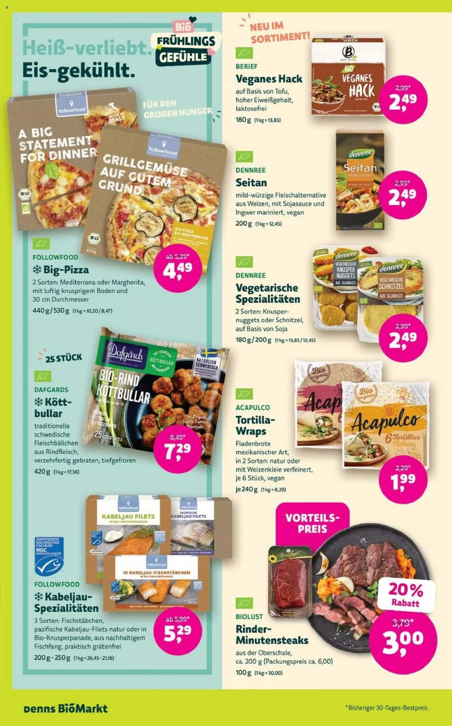 Denns BioMarkt Angebote – gültig ab 08.04.2026 | Seite: 8 | Produkte: Schnitzel