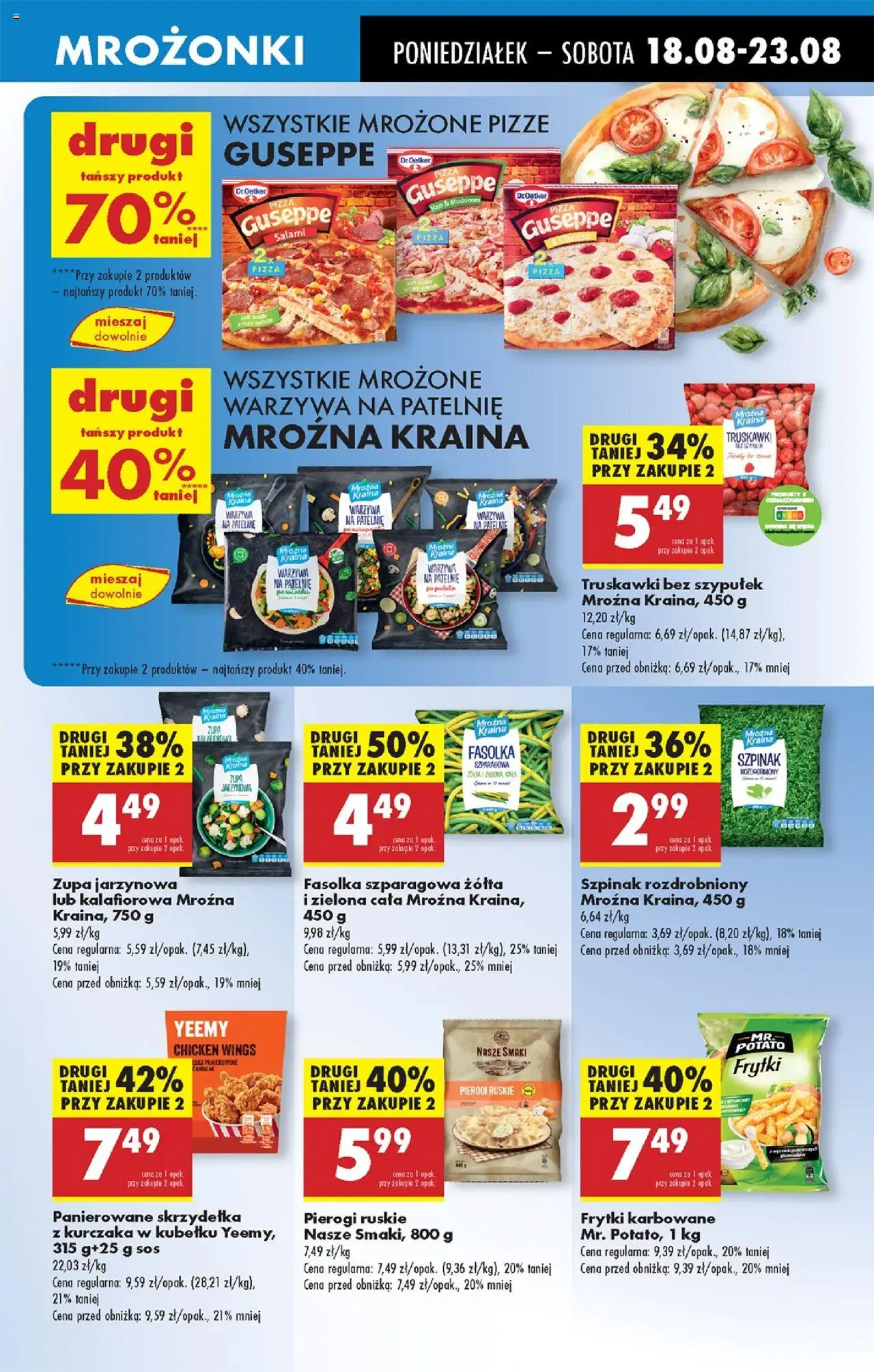 Biedronka gazetka od 18.08.2025 | Strona: 37 | Produkty: Skrzydełka z kurczaka, Zupa, Salami, Warzywa