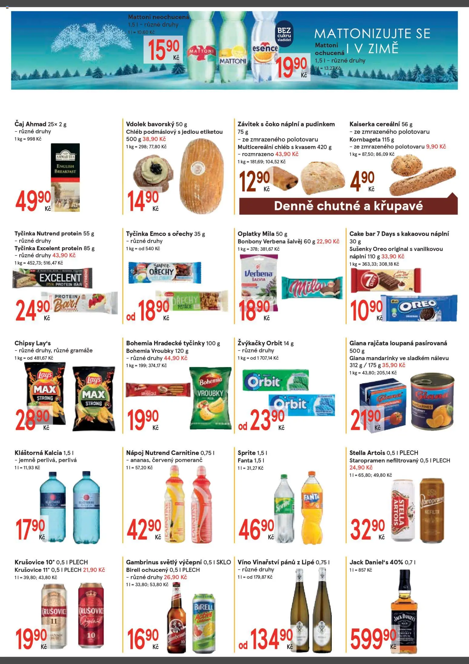 Žabka leták od 14.01.2026 | Strana: 5 | Produkty: Mandarinky, Protein bar, Žvýkačky orbit, Oplatky
