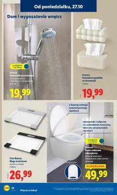 Pogląd oferty "Livarno, Ceramiczne pudełko, na chusteczki, 2 wzory" - ważna od 27.10.2025 | Strona: 28 | Produkty: Waga, Baterie, Pudełko, Waga łazienkowa