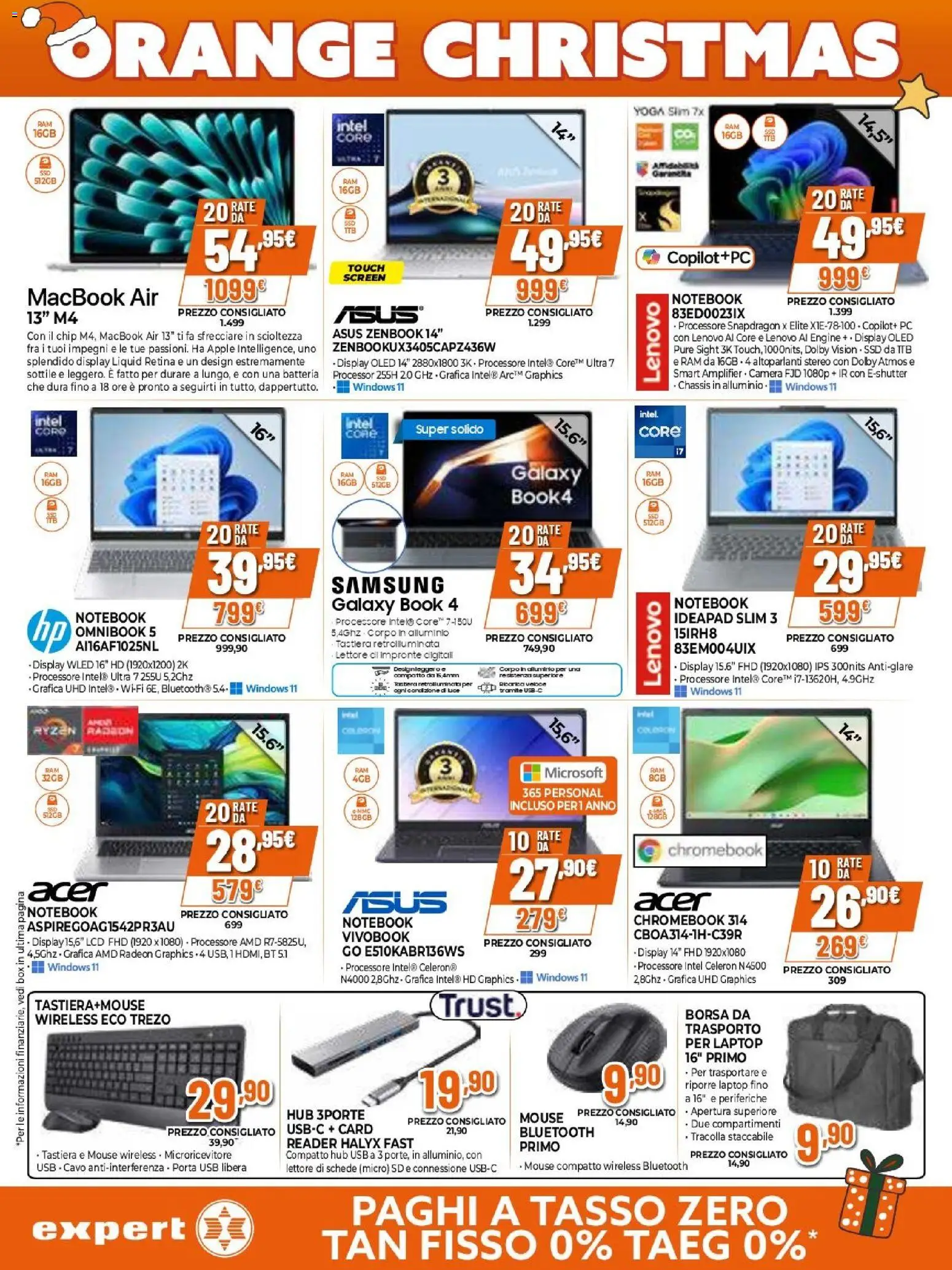 Volantino Expert del 02.12.2025 | Pagina: 6 | Prodotti: Samsung Galaxy, Macbook air, Mouse, Alluminio