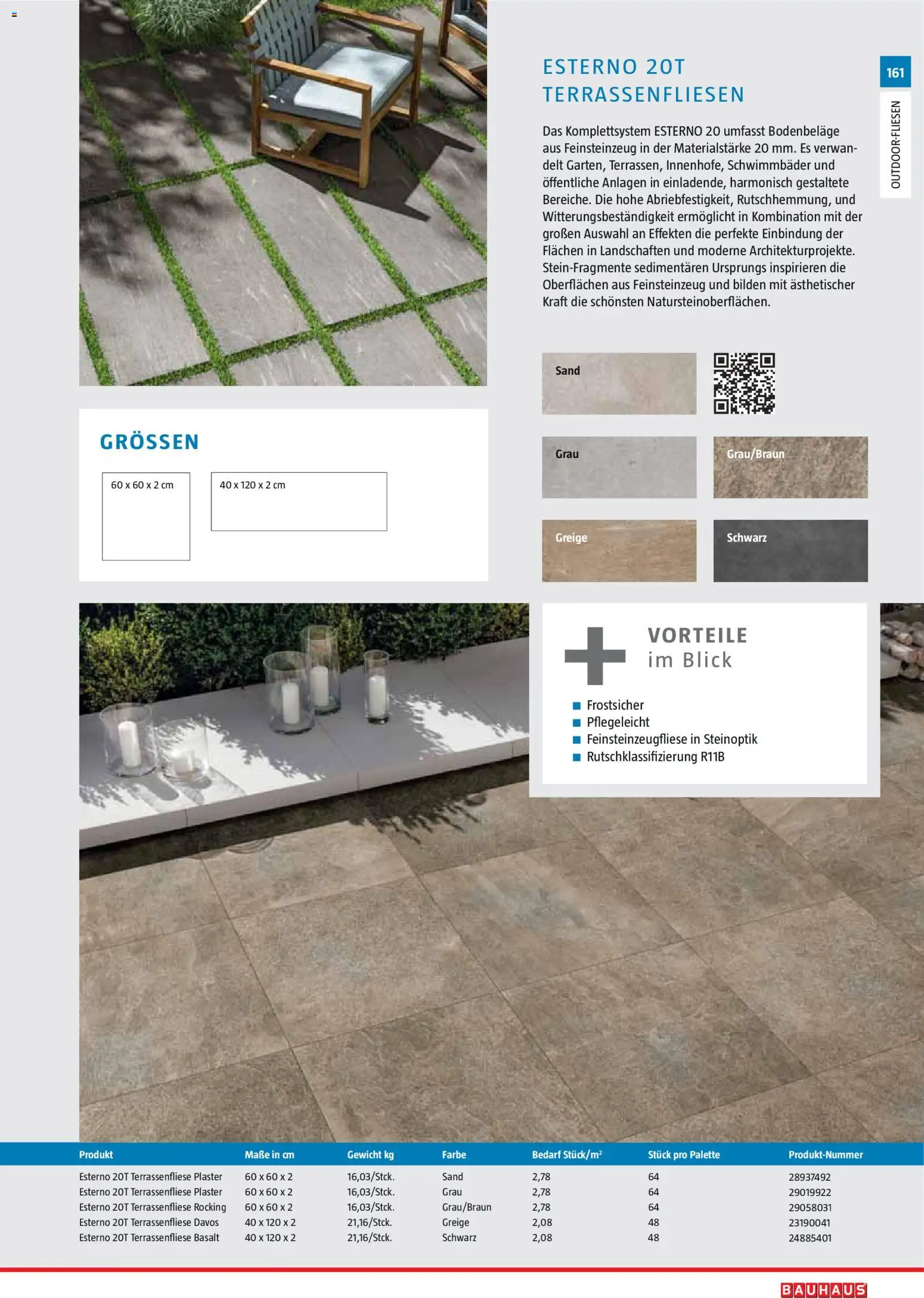 Bauhaus Gartenbaumaterialien gültig ab 01.04.2026 | Seite: 161 | Produkte: Gewicht