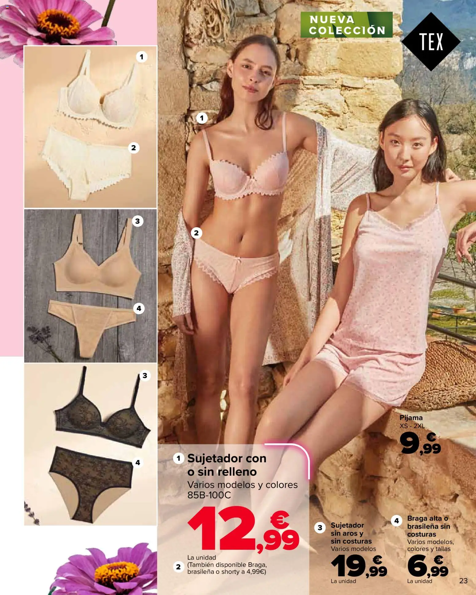 Carrefour Primavera │ válido desde el 08.04.2026 | Página: 23 | Productos: Pijama, Braga