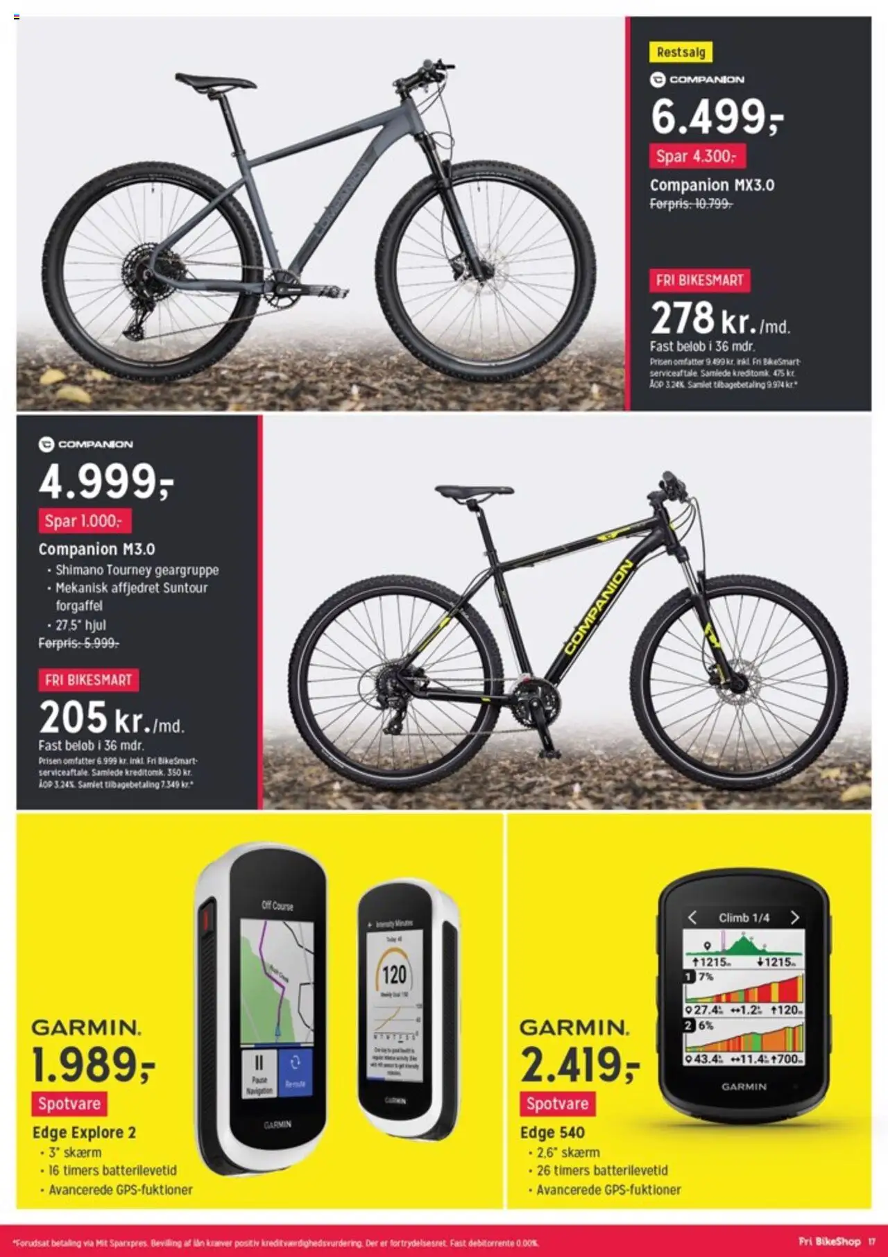 Fri BikeShop Tilbudsavis gyldig fra 14.08.2025 | Side: 17 | Produkter: Skærm, Navigation