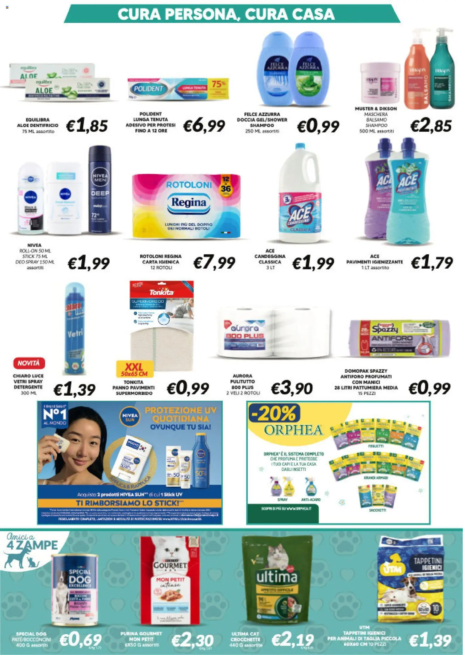 Volantino Visotto del 22.04.2026 | Pagina: 7 | Prodotti: Shampoo, Balsamo, Detergente, Doccia