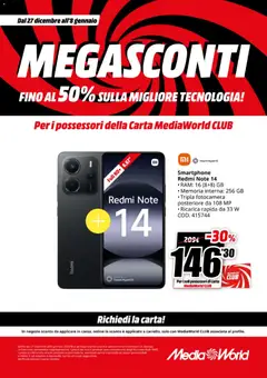 Anteprima del volantino Volantino Media World	 valido a partire dal 27.12.2025 | Pagina: 7