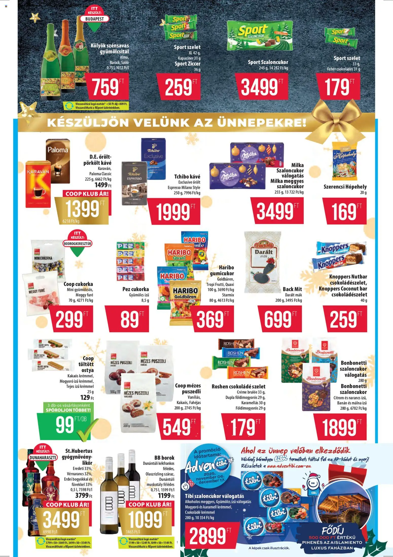 COOP akciós ujság - amely érvényes a következő dátumtól: 27.11.2025 | Oldal: 7 | Termékek: Málna, Puszedli, Kávé, Mák