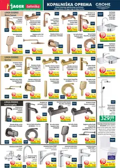 Jager katalog akcije – veljaven od 18.02.2026 | Stran: 7 | Izdelki: Pomivalno korito, Prha, Kos, Umivalnik
