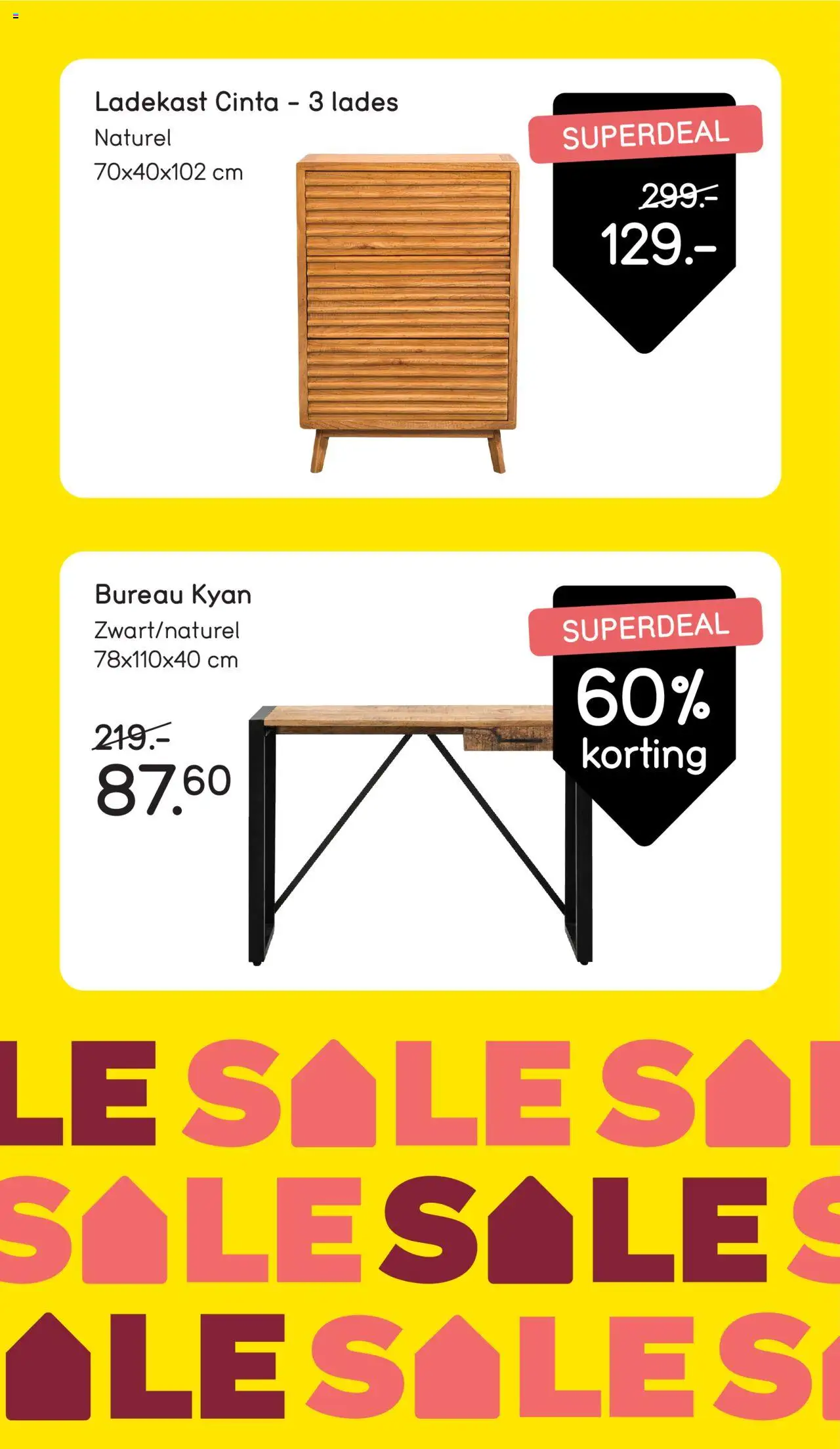  | Pagina: 5 | Producten: Ladekast, Bureau