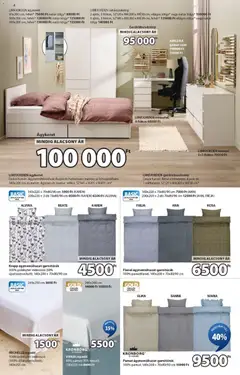 JYSK Akciós újság - amely érvényes a következő dátumtól: 12.11.2025 | Oldal: 4 | Termékek: Ruhásszekrény, Polc, Lepedő, Gardróbszekrény