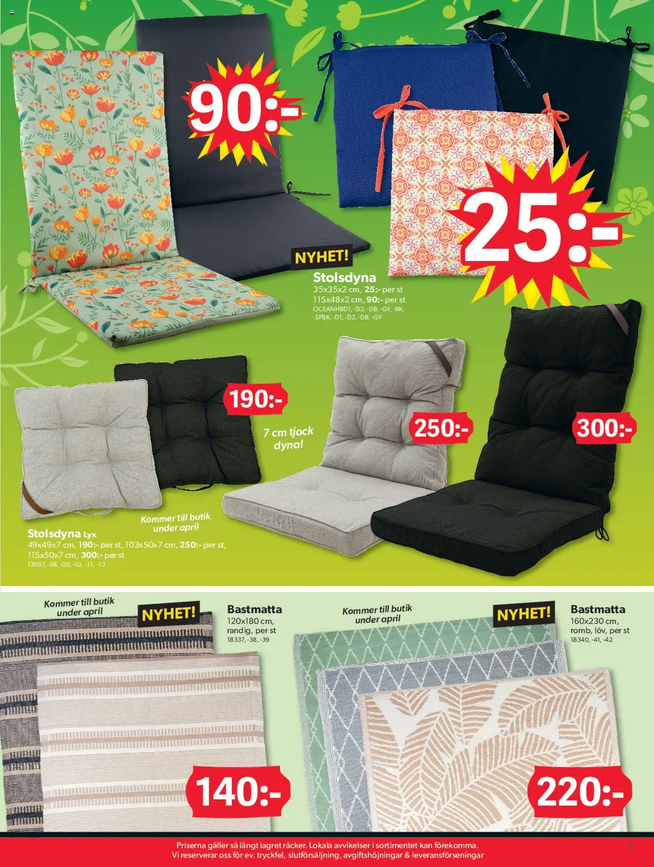 Dollar Store reklamblad aktuell från 07.04.2025 | Sida: 9 | Produkter: Galler
