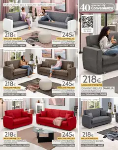 Anteprima del volantino Mondo Convenienza Pocket Gennaio catalogo valido a partire dal 04.01.2026 | Pagina: 94 | Prodotti: Divano letto, Contenitore, Letto, Divano