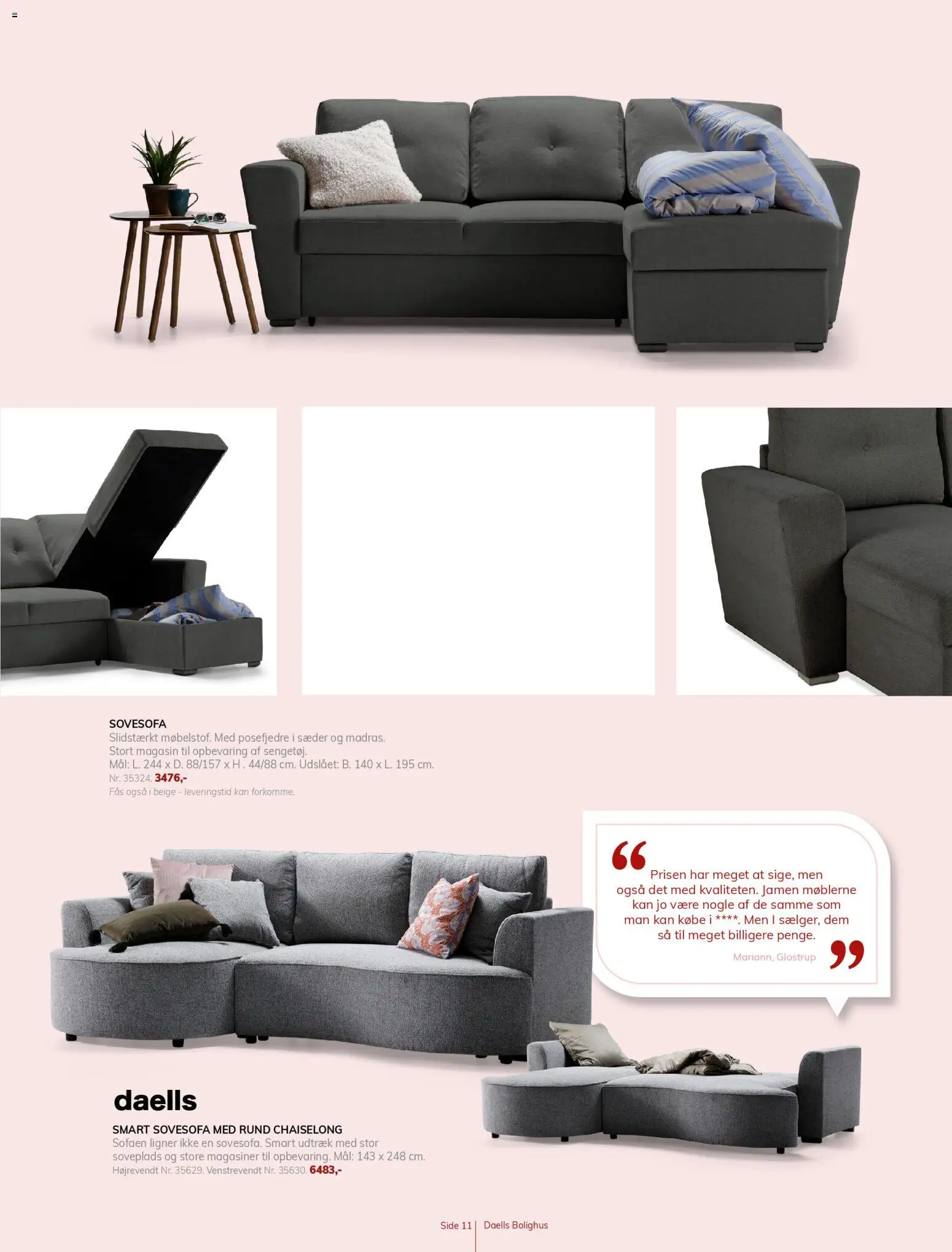 Daells Bolighus tilbudsavis – gyldig fra 14.11.2025 | Side: 11 | Produkter: Søm