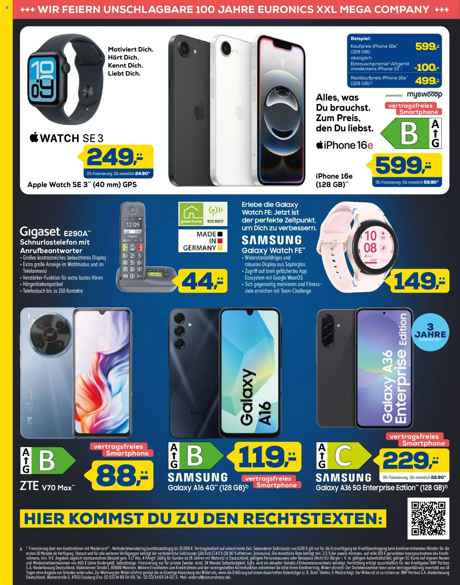 Euronics - Cyber Monday – gültig ab 03.12.2025 | Seite: 6 | Produkte: Samsung, Iphone, Apple, Smartphone