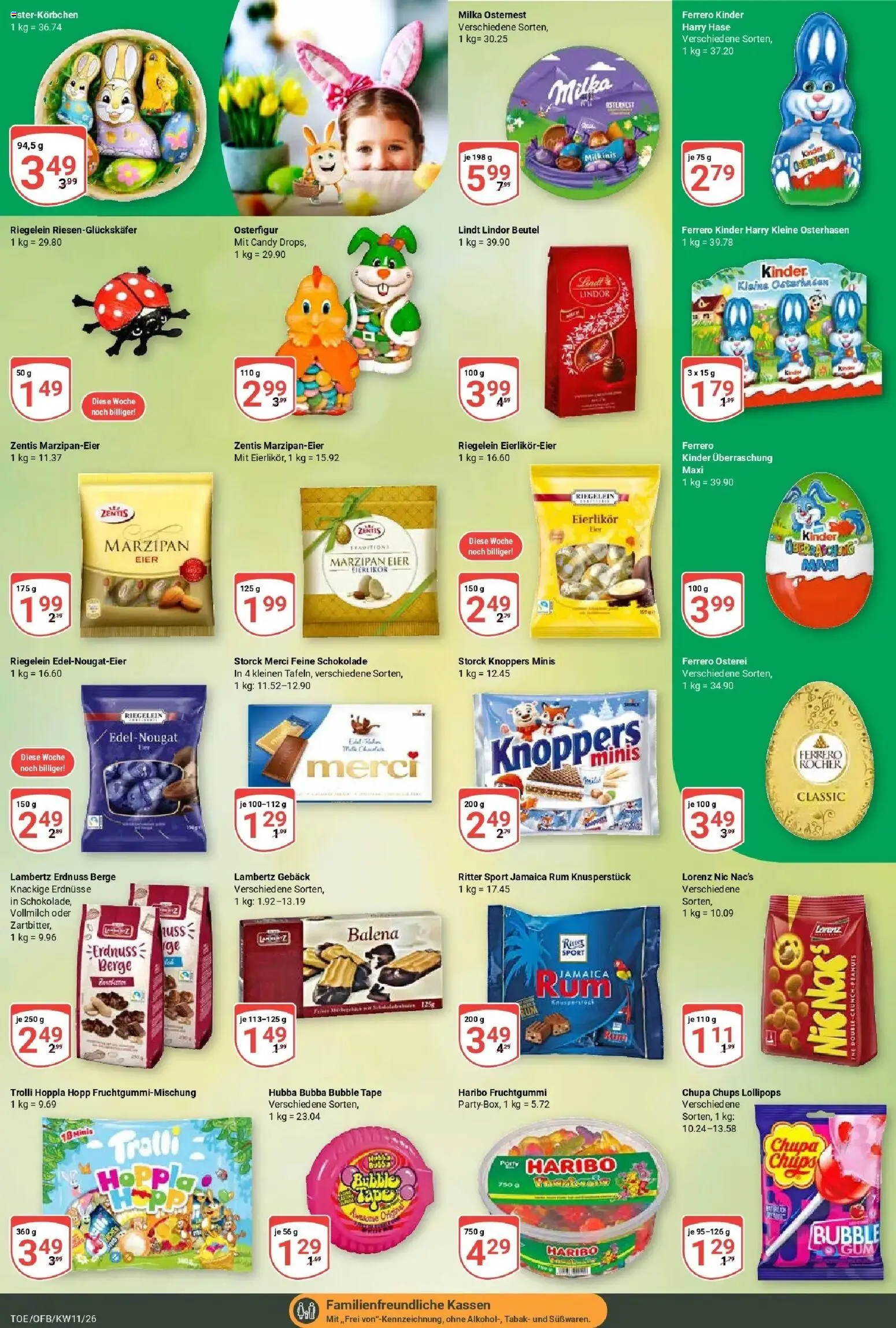 Globus prospekt Tönisvorst	 – gültig ab 09.03.2026 | Seite: 13 | Produkte: Eier, Schokolade, Knoppers, Lindt