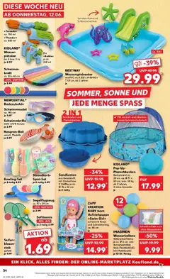 Kaufland prospekt Erkelenz	 - gültig ab dem 16.06.2025 | Seite: 49 | Produkte: Schwimmbrille, Wasser