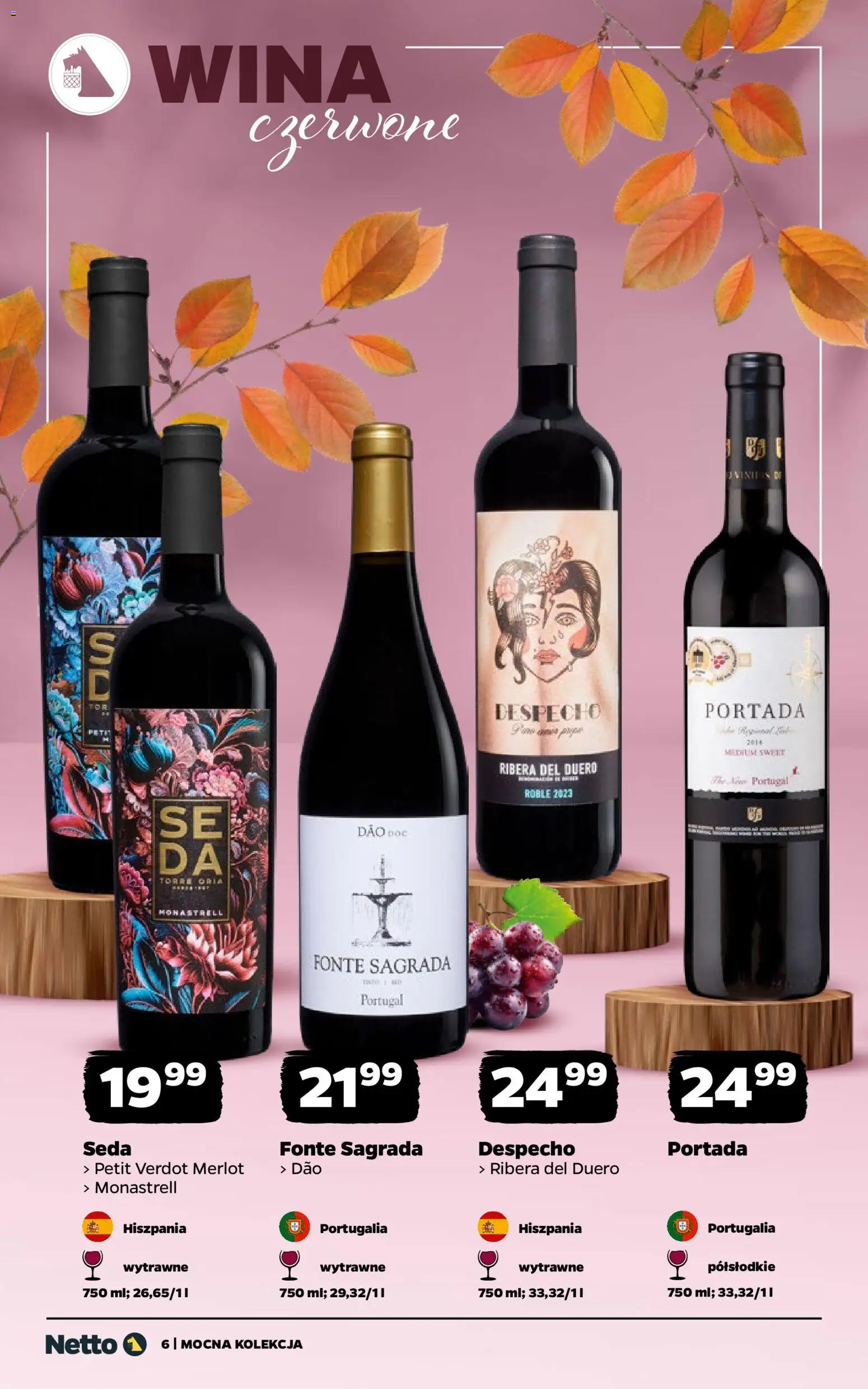 Netto gazetka - Wina od 27.10.2025 | Strona: 6 | Produkty: Merlot