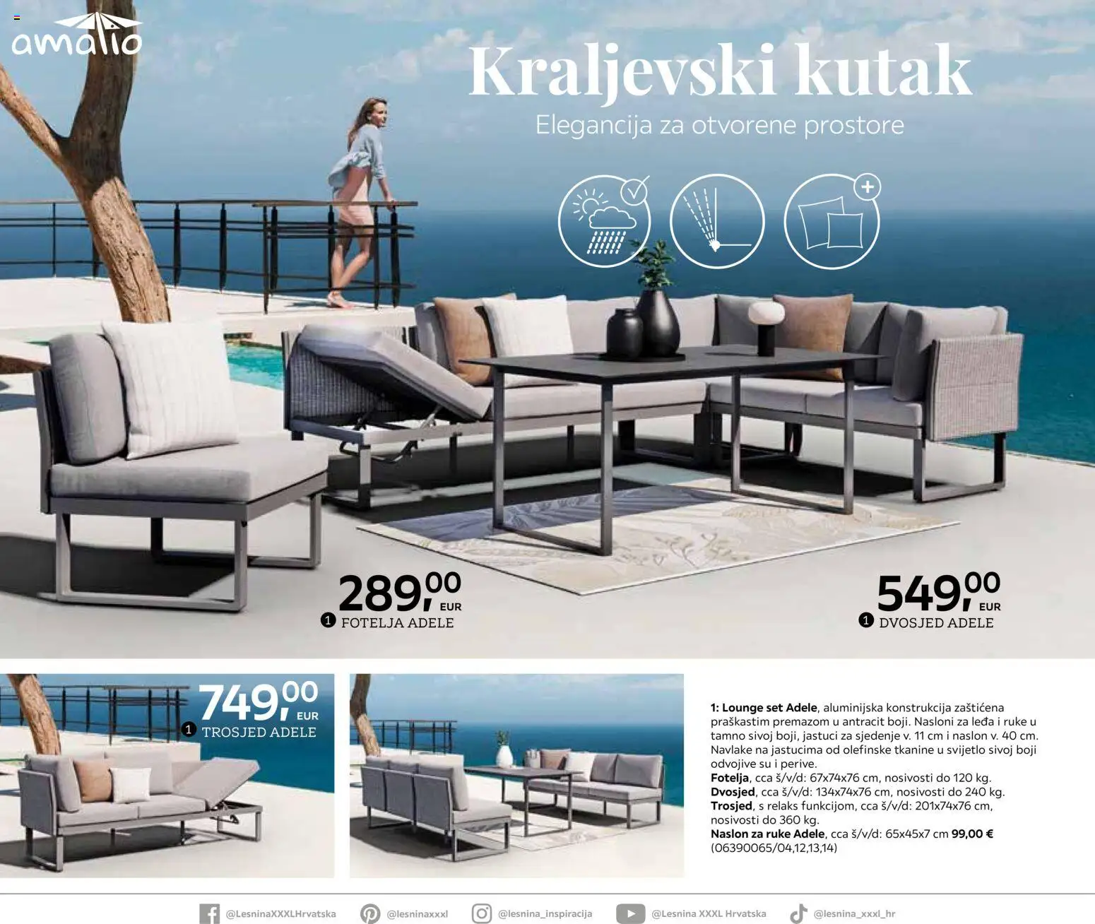 Lesnina katalog | vrijedi od 06.02.2026 | Stranica: 12 | Proizvodi: Trosjed, Fotelja, Dvosjed