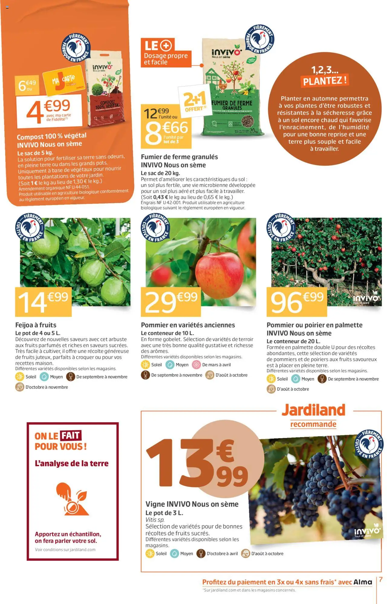 {H1} | Page: 7 | Produits: Sac, Base, Plantes