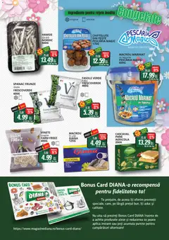 Ofertele Diana valabile de la 16.03.2026 | Pagină: 3 | Produse: Pește, Fasole verde, Condimente, Legume