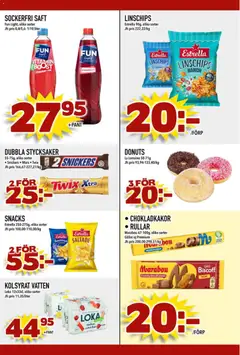 Din Mat erbjudanden - Förhandsvisning av reklamblad från butik Din Mat aktuell från 16.03.2026 | Sida: 7 | Produkter: Linschips, Loka, Galler, Hallon