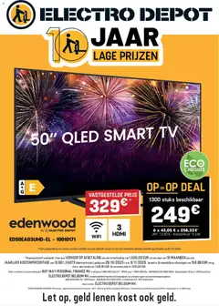 Electro Depot - Folder - Voorbeeld van een folder van Electro Depot, geldig van 29.10.2025