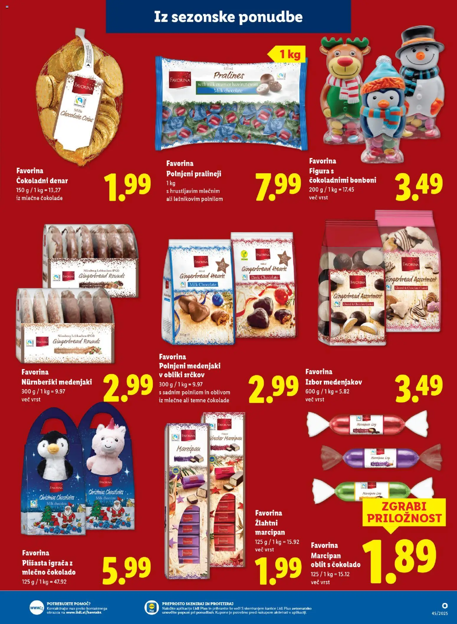 Novi Lidl katalog ponudbe – veljaven od 06.11.2025 | Stran: 3 | Izdelki: Bonboni