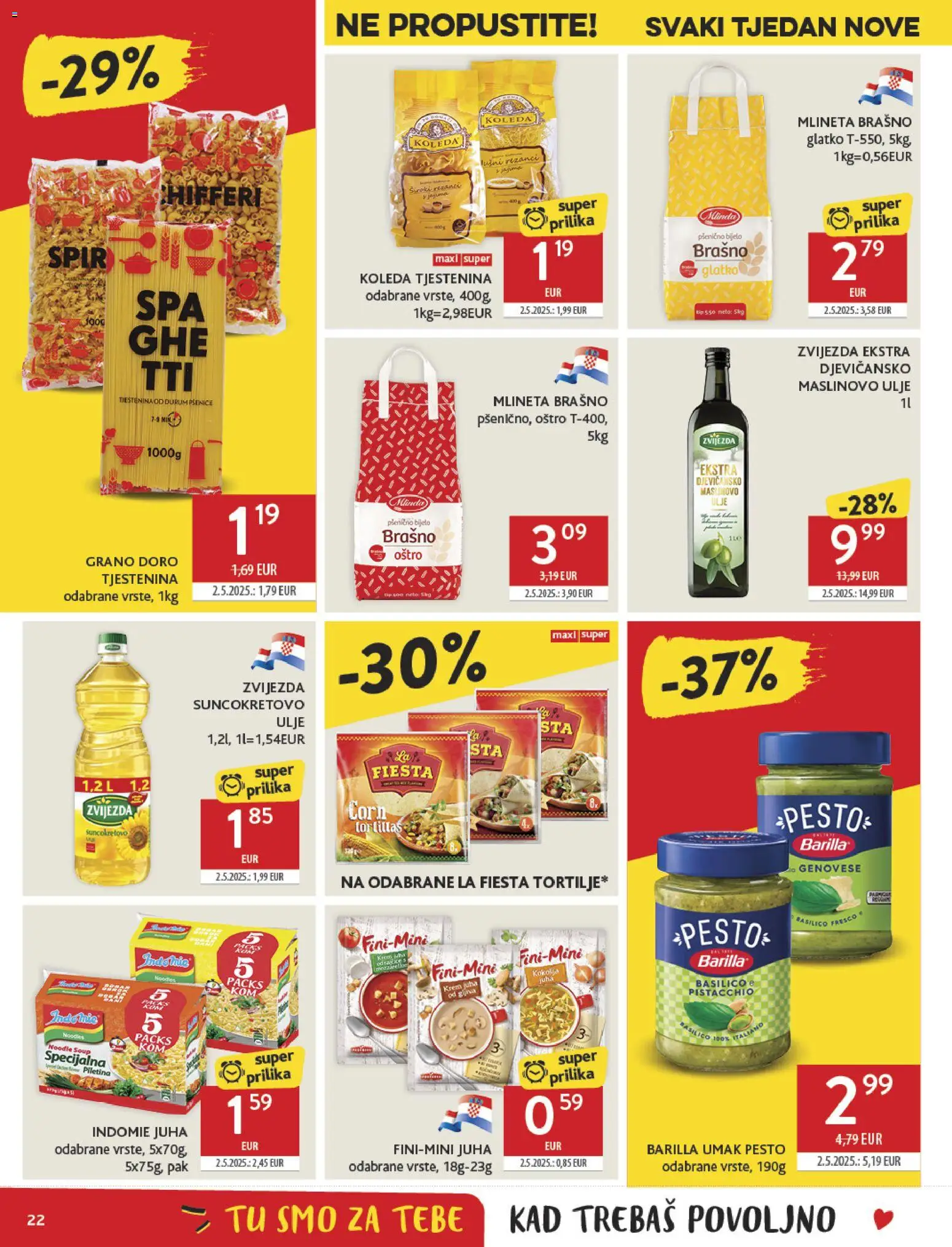 Konzum HR akciós ujság - amely érvényes a következő dátumtól: 12.11.2025 | Oldal: 22 | Termékek: Pesto