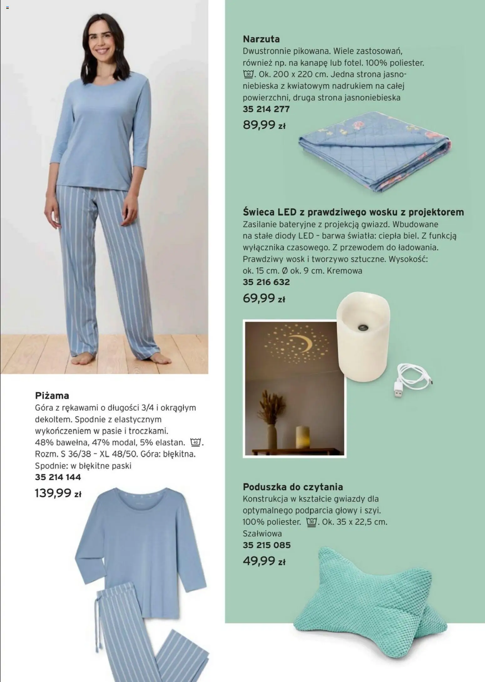 Tchibo promocje od 10.02.2026 | Strona: 7 | Produkty: Spodnie, Piżama, Poduszka