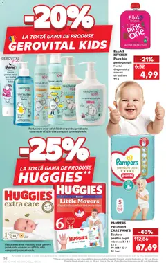 Kaufland RO Zalau - amely érvényes a következő dátumtól: 08.04.2026 | Oldal: 52 | Termékek: Pampers, Body, Smoothie