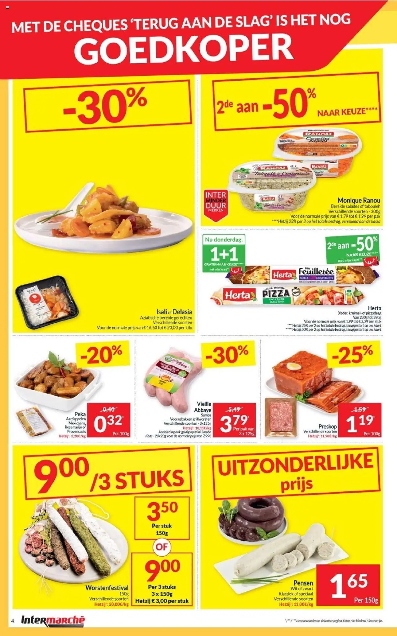  | Pagina: 4 | Producten: Pizza, Salades, Kaart, Kaas