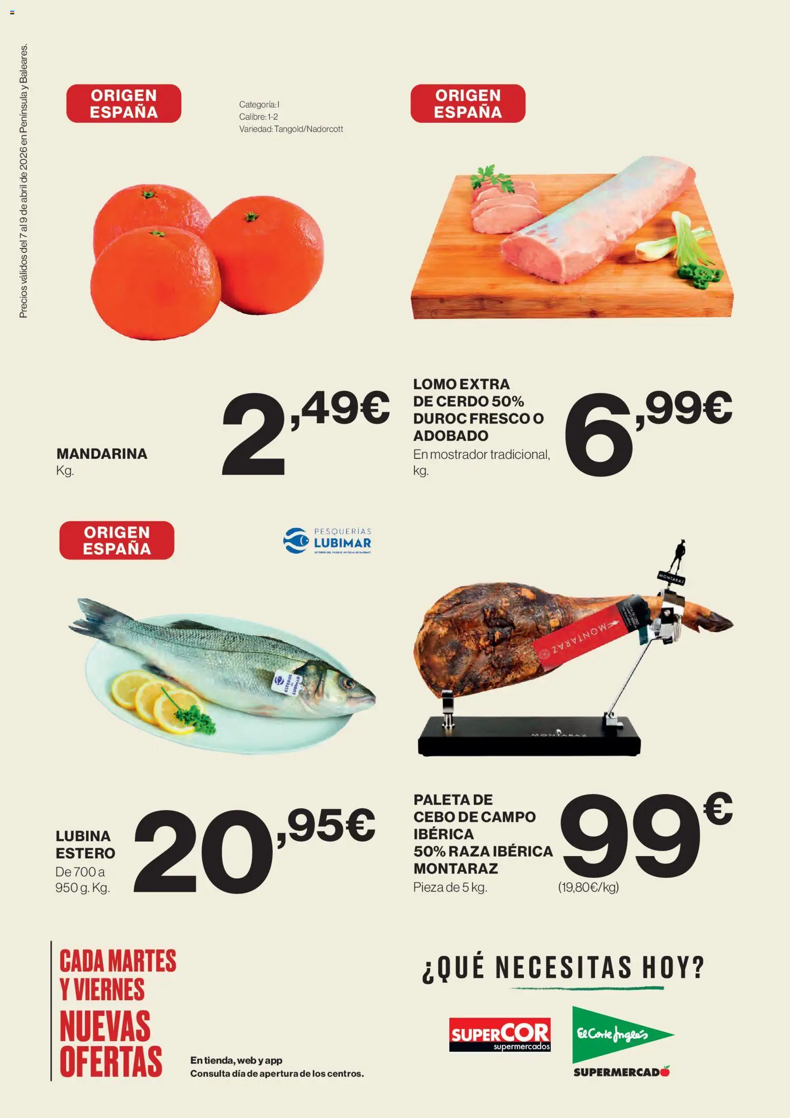 Supercor Península y Baleares │ válido desde el 07.04.2026 | Página: 2 | Productos: Cerdo