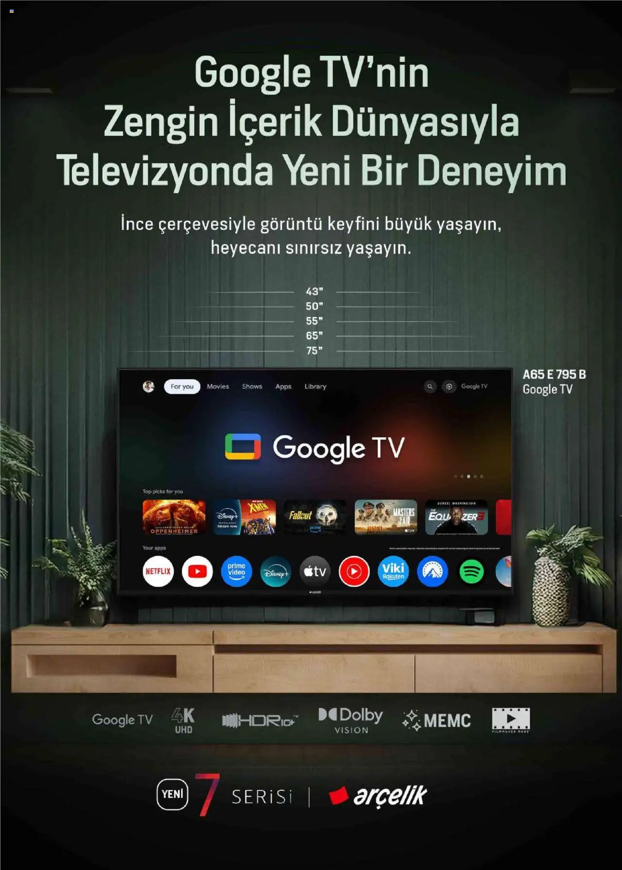 Arçelik Katalog - 16.09.2025 tarihinden itibaren geçerlidir | Sayfa: 72 | Ürünler: TV, Video