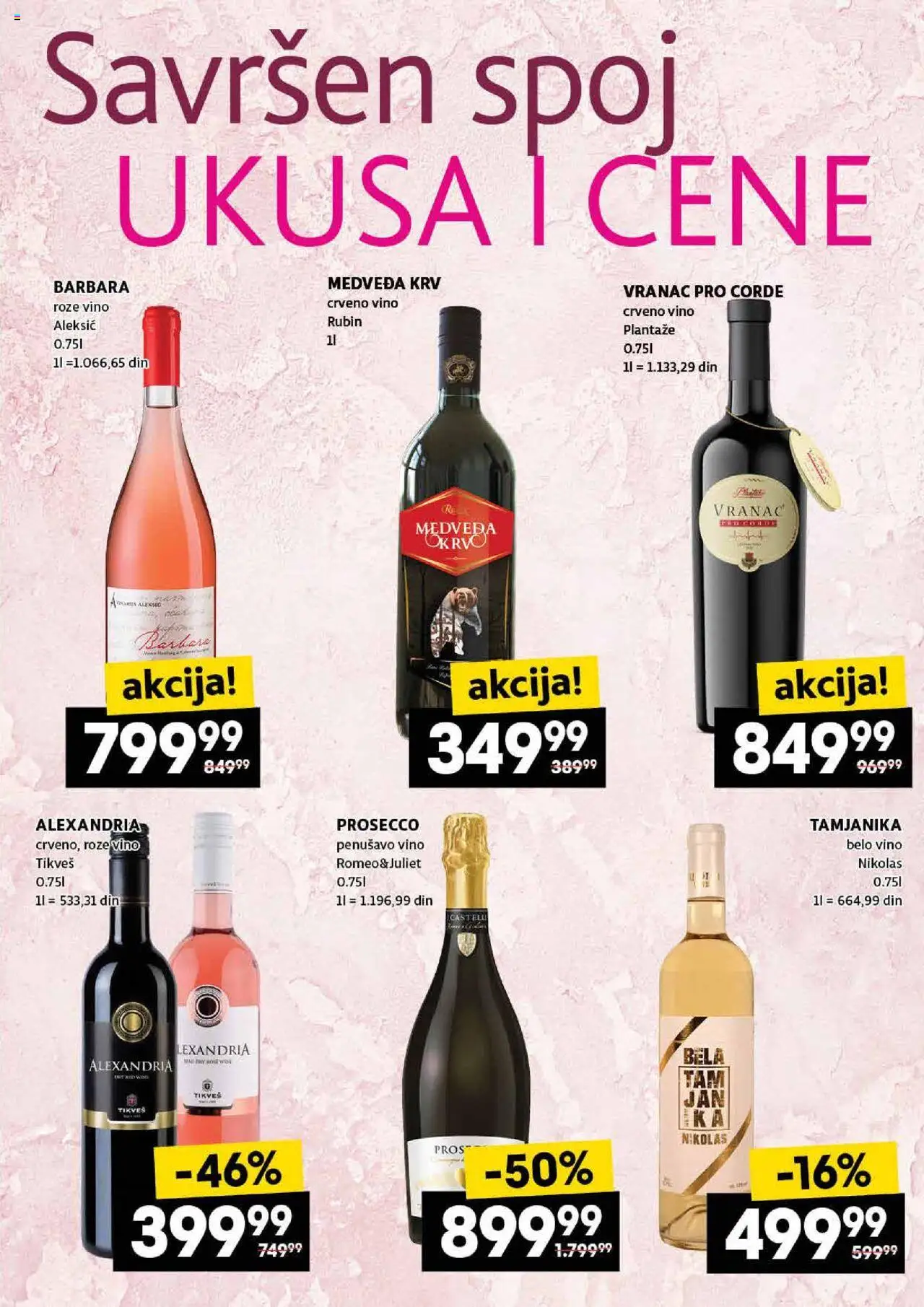 Roda katalog - važi od 07.08.2025 | Strana: 43 | Proizvode: Vranac, Crveno vino, Belo vino, Vino