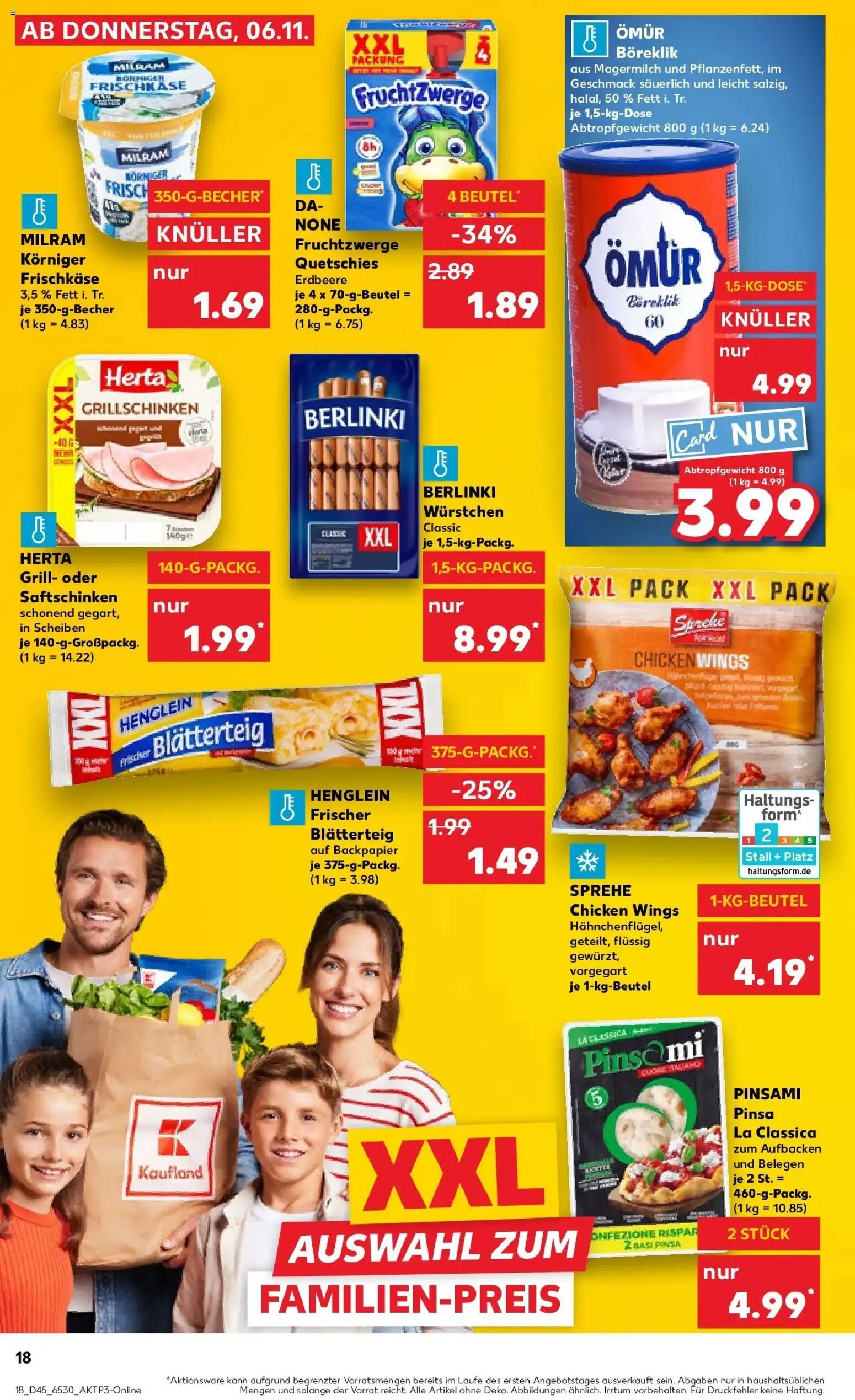 Kaufland prospekt Berlin	 – gültig ab 10.11.2025 | Seite: 18 | Produkte: Grill, Milram, Pizza, Frischkase