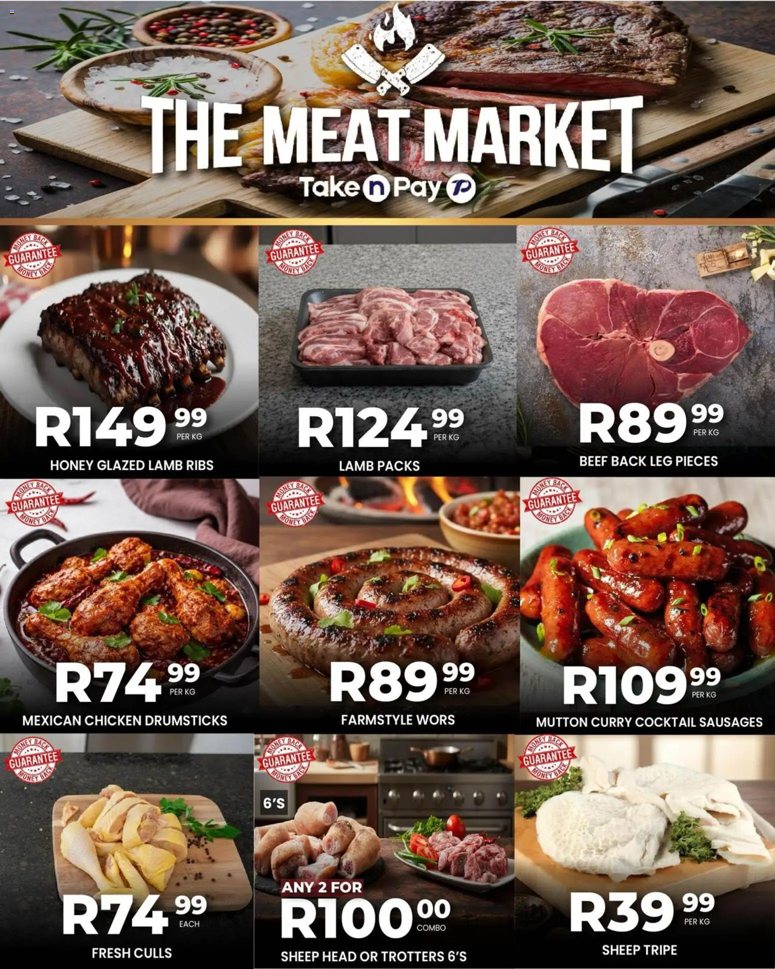 New Take n Pay catalogue – valid from 23.01.2026 | Page: 9 | Products: Bag, Magdalenas, Ribs, Beef
