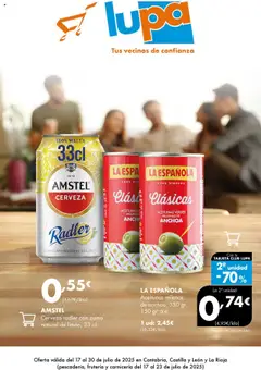 Vista previa Lupa Supermercados folleto válido desde el 17.07.2025