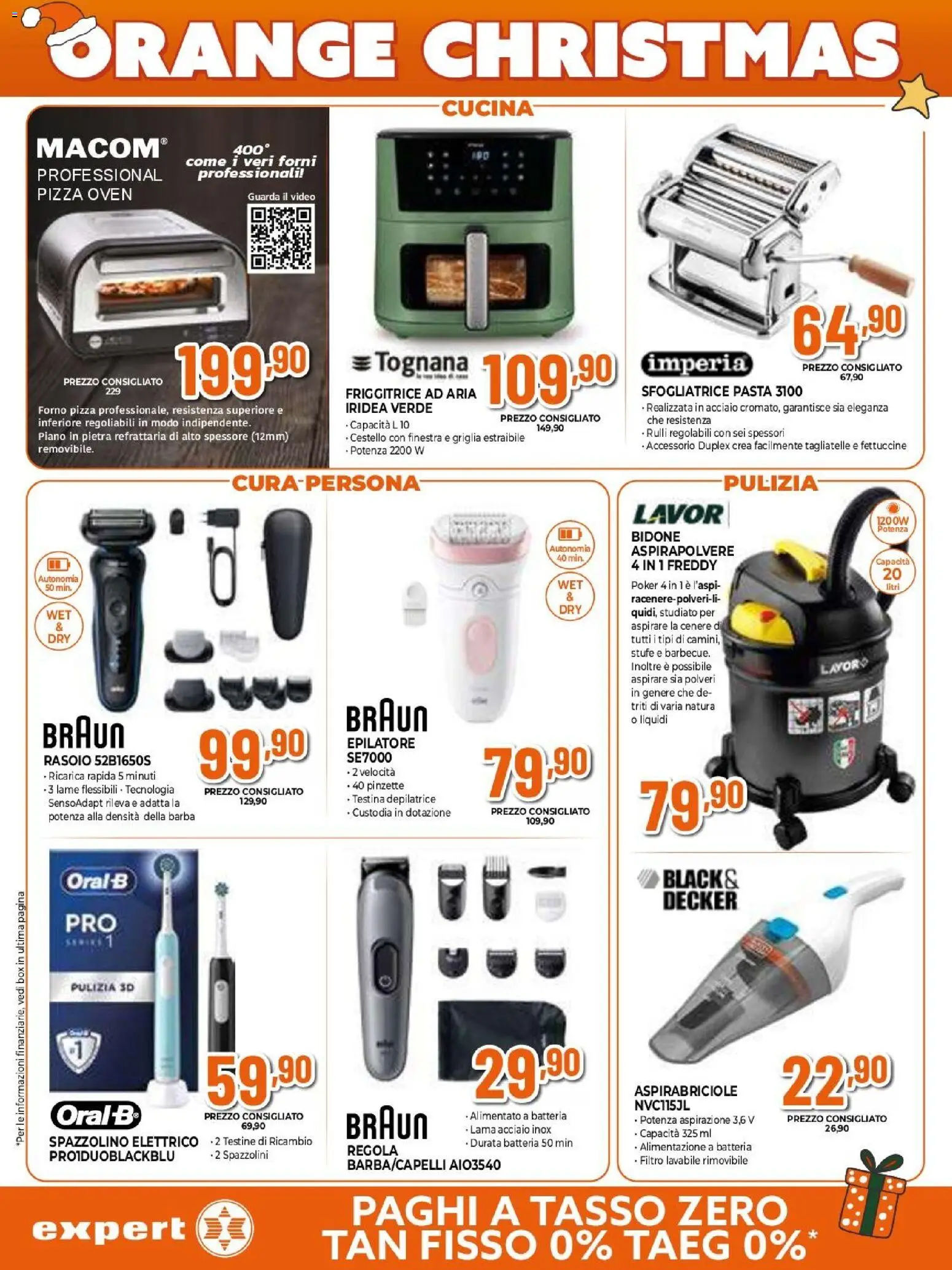 Volantino Expert del 02.12.2025 | Pagina: 21 | Prodotti: Pasta, Griglia, Aspirapolvere, Spazzolino elettrico