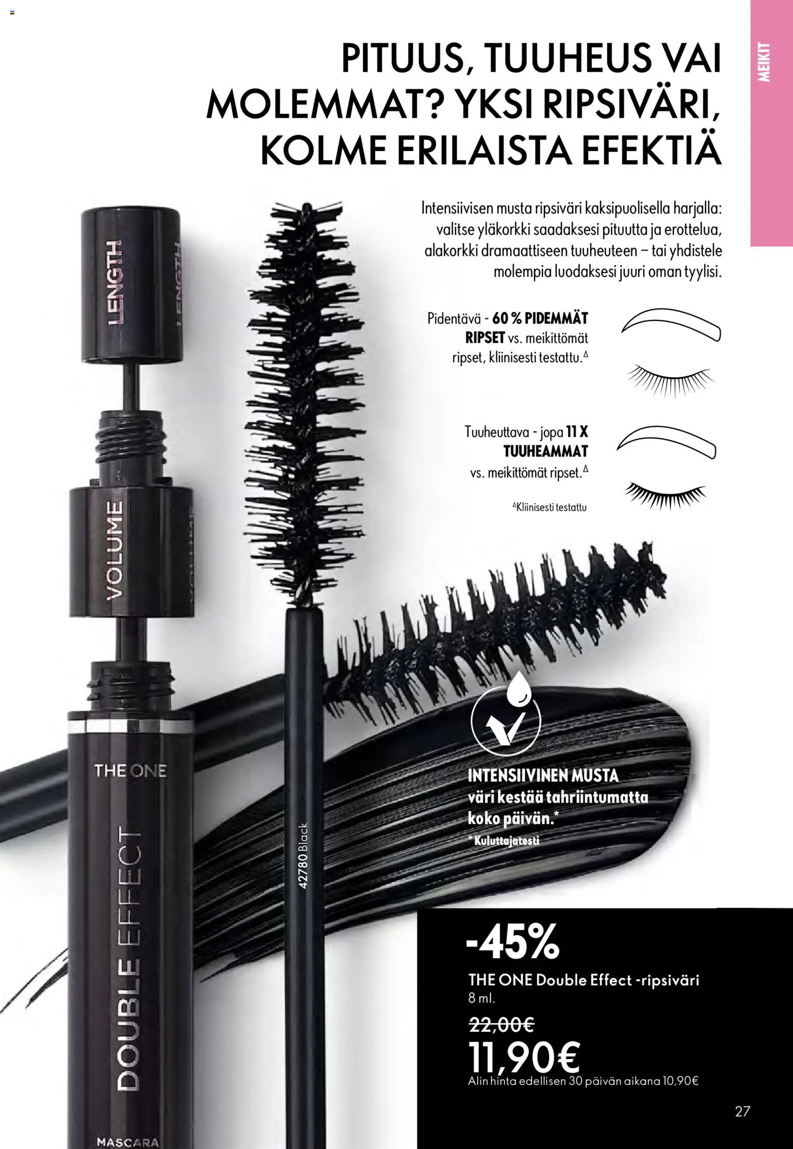 Oriflame - Esite 01 – voimassa 31.12.2025 alkaen | Sivu: 27 | Tuotteet: Ripsiväri