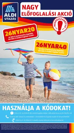 Aldi Utazás katalógus - amely érvényes a következő dátumtól: 29.01.2026