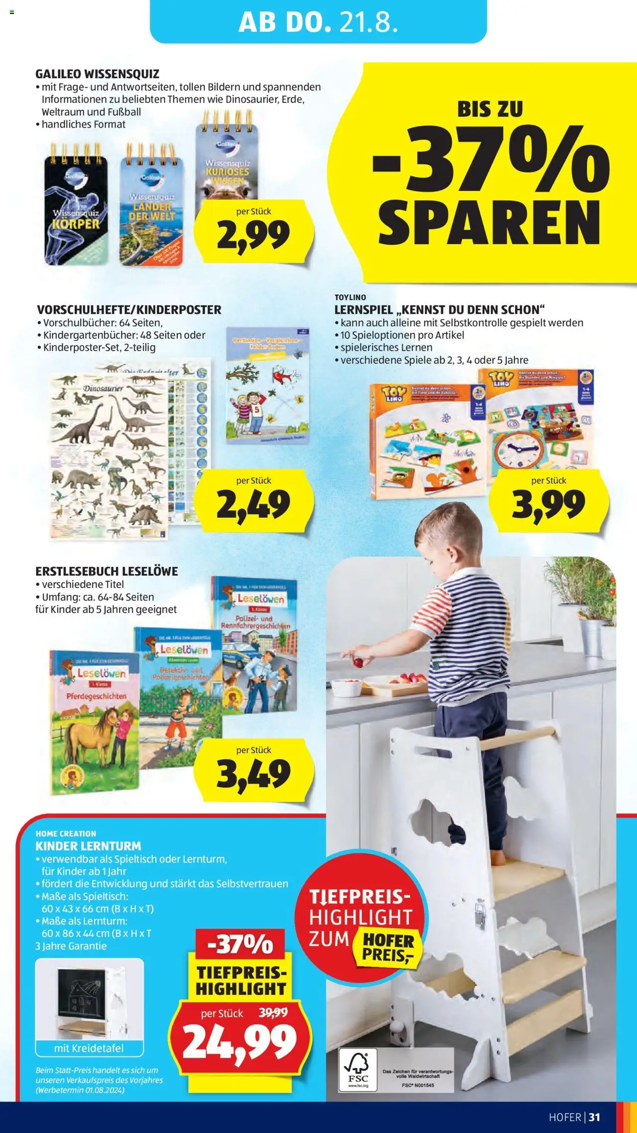 Hofer Flugblatt gültig ab 14.08.2025 | Seite: 35